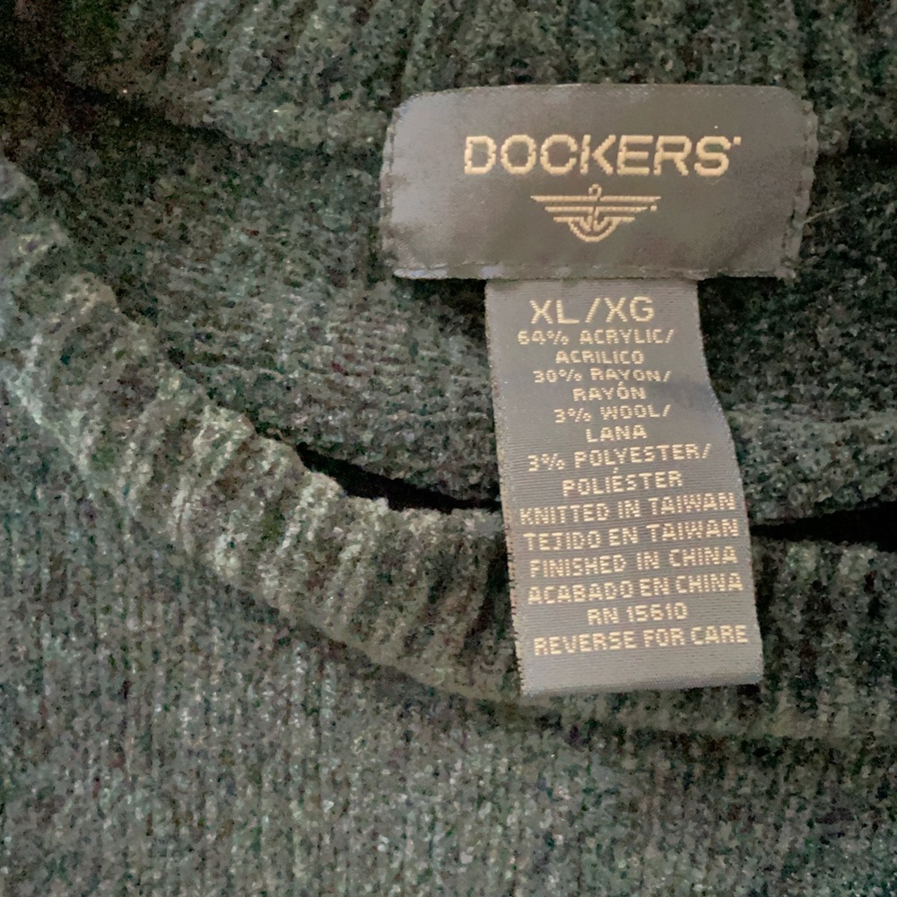 Dockers Velour Argyle Sweater - Picture 5 of 10